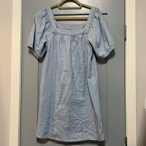 NWOT Old Navy Denim Square Neck Dress, size medium